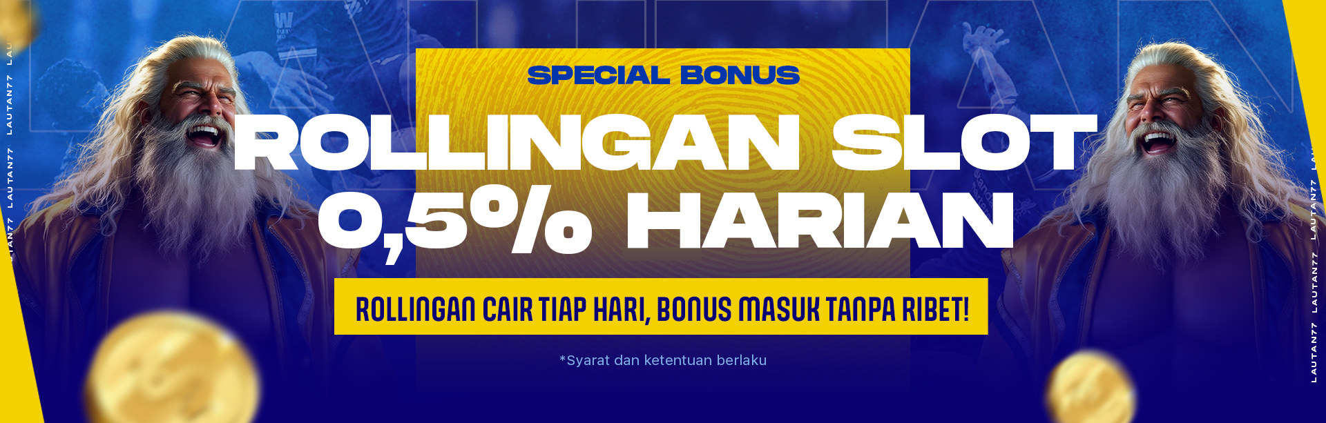 ROLLINGAN SLOT 0.5% HARIAN