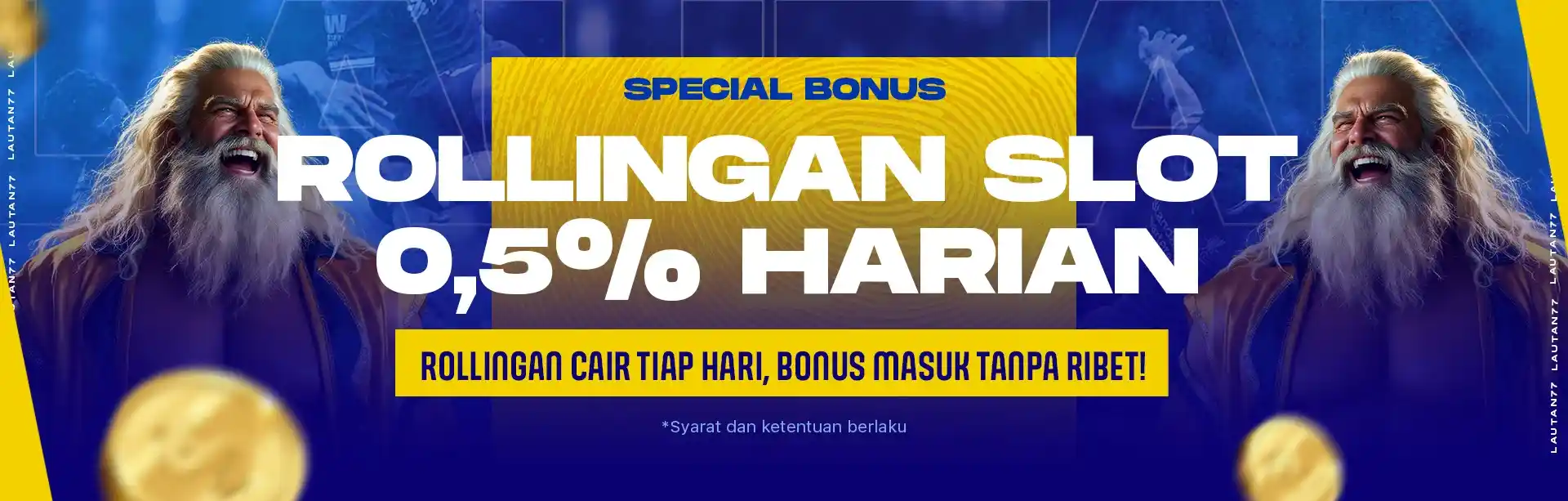 ROLLINGAN SLOT 0.5% HARIAN