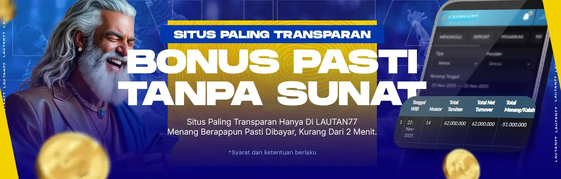 LAUTAN77 BONUS TANPA SUNAT