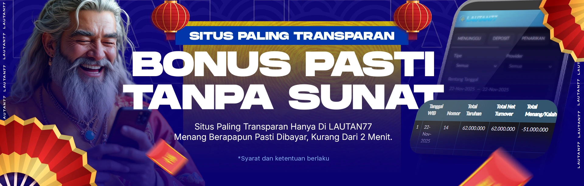 LAUTAN77 BONUS TANPA SUNAT