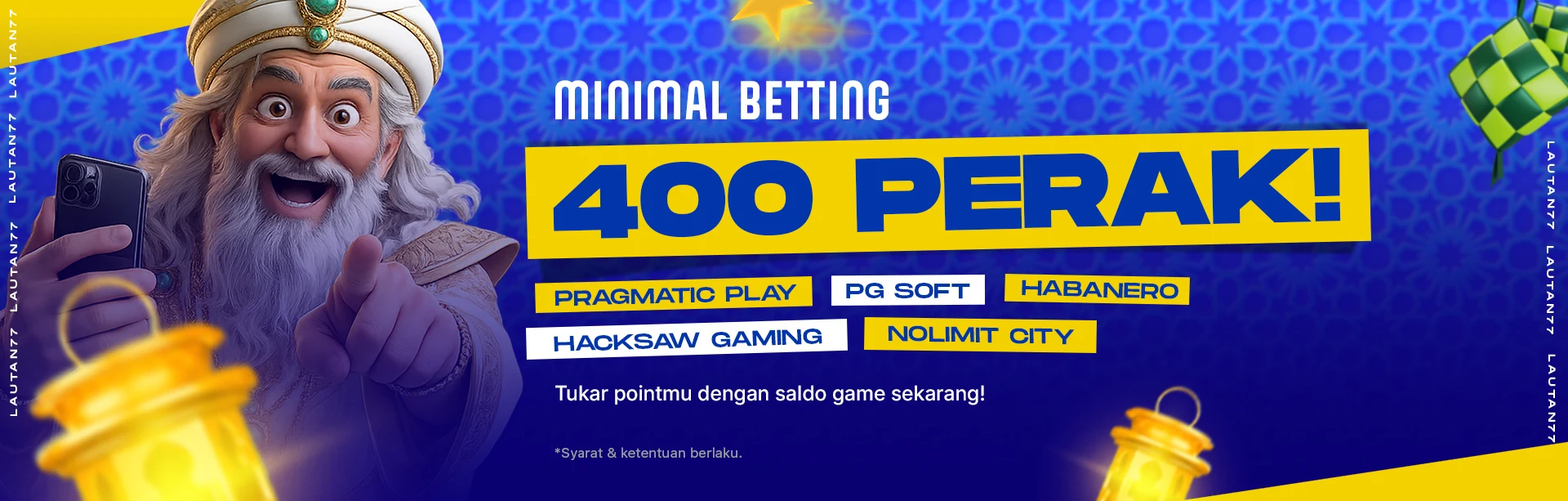 MINIMAL BET CUMA 400 PERAK