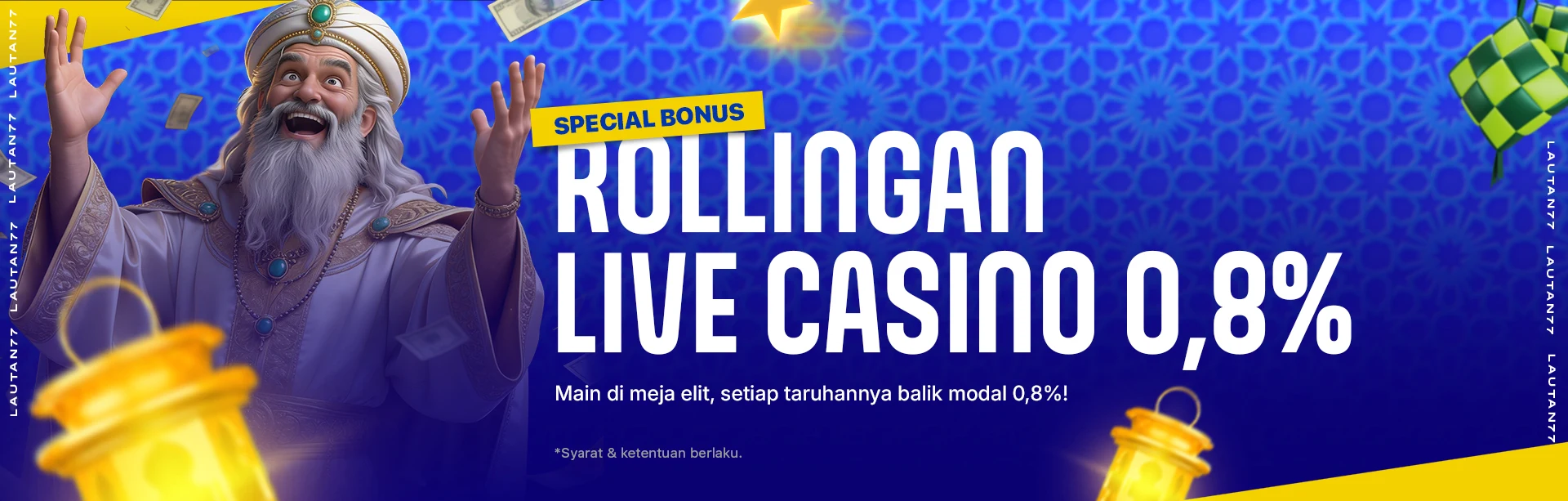 ROLLINGAN CASINO 0.8%