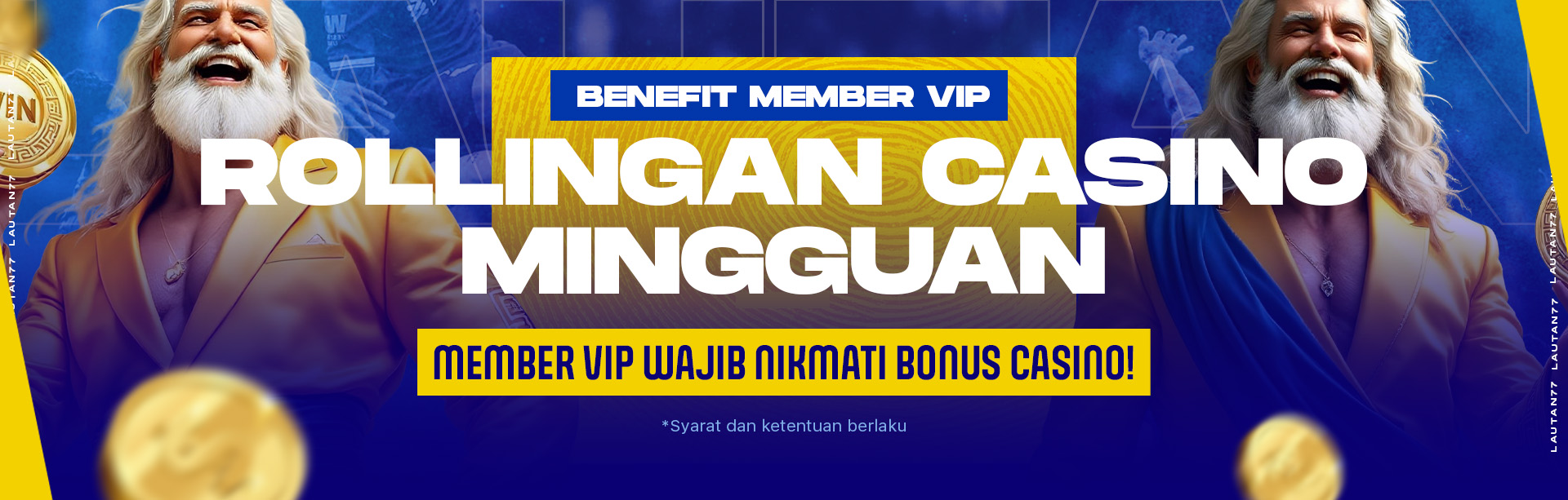 ROLLINGAN CASINO MINGGUAN MEMBER VIP