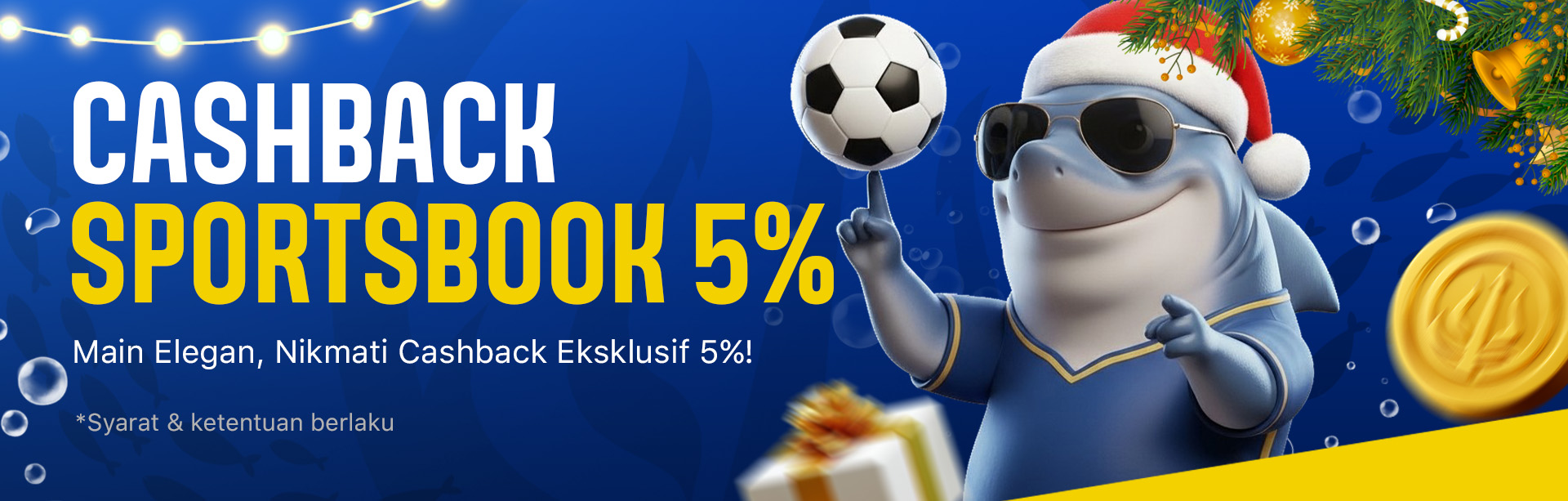 CASHBACK SPORTSBOOK 5%