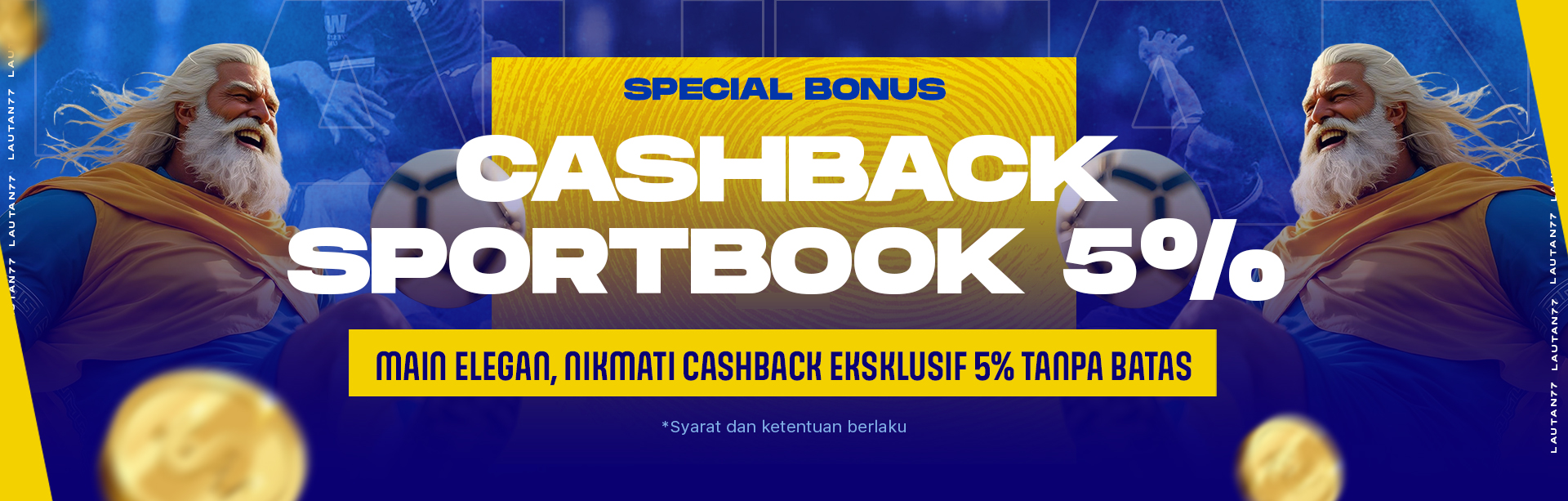 CASHBACK SPORTSBOOK 5%