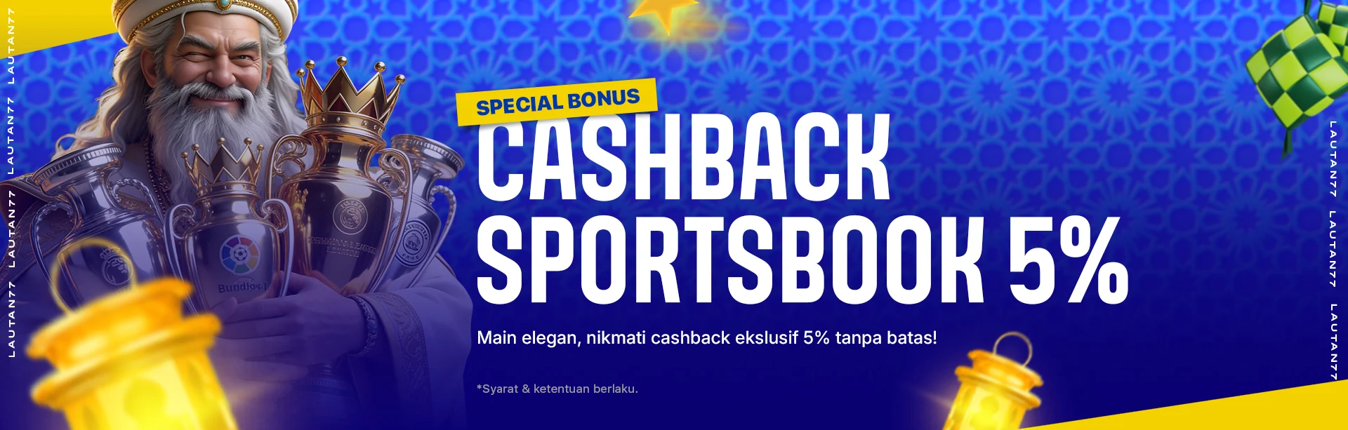 CASHBACK SPORTSBOOK 5%
