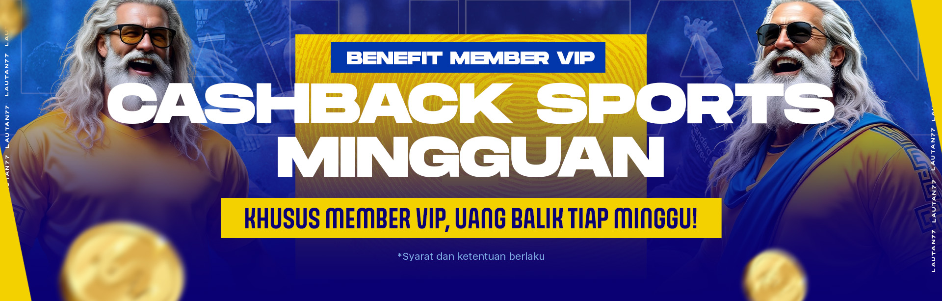 CASHBACK SPORT MINGGUAN MEMBER VIP