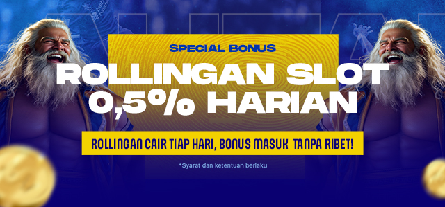 ROLLINGAN SLOT 0.5% HARIAN