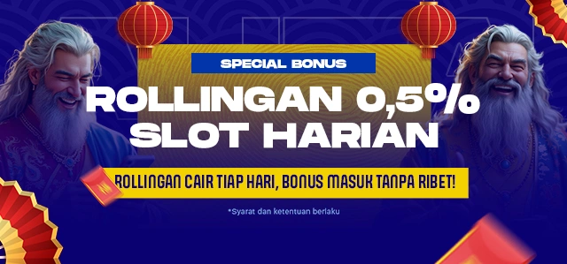 ROLLINGAN SLOT 0.5% HARIAN