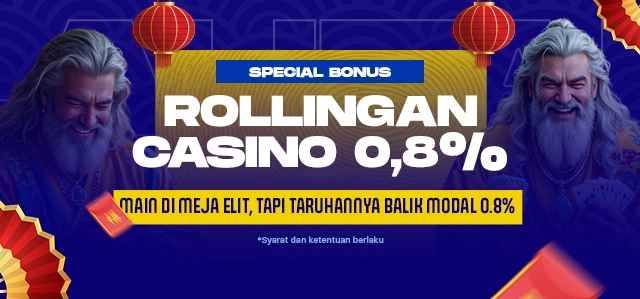 ROLLINGAN CASINO 0.8%