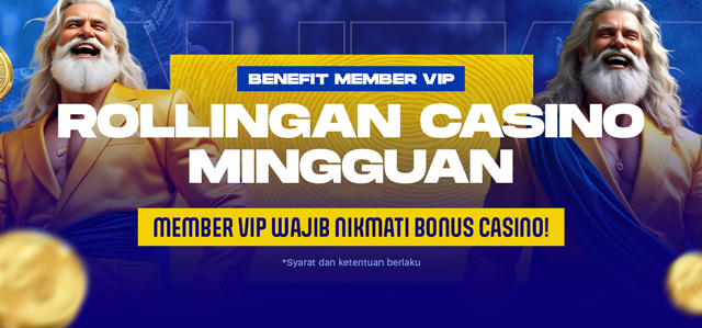 ROLLINGAN CASINO MINGGUAN MEMBER VIP