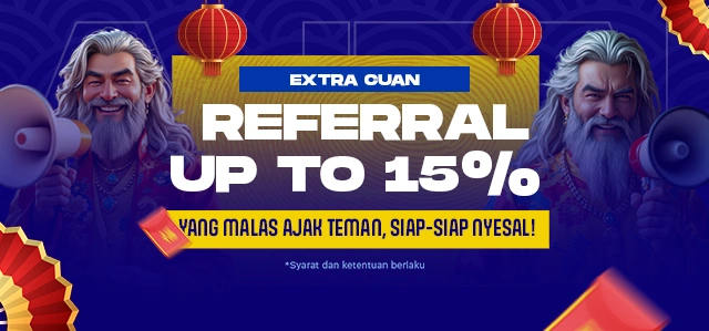 EXTRA CUAN REFERRAL UP TO 15% 