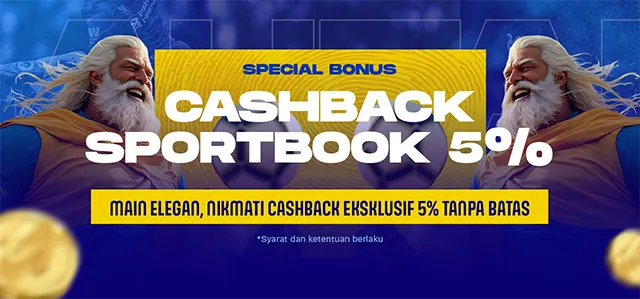 CASHBACK SPORTSBOOK 5%