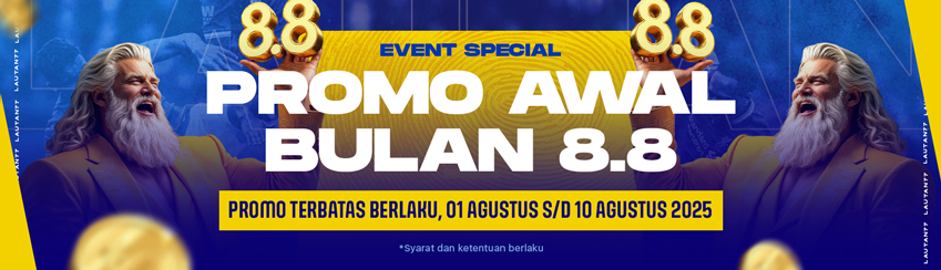 BONUS AWAL BULAN 8.8