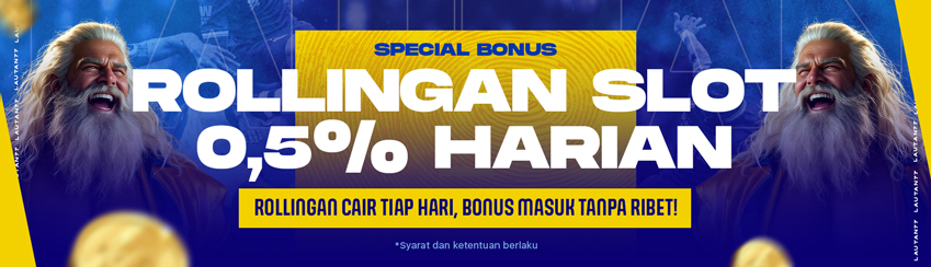 ROLLINGAN SLOT 0.5% HARIAN