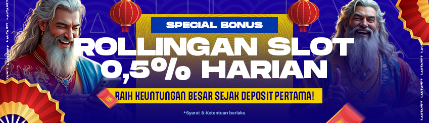 ROLLINGAN SLOT 0.5% HARIAN