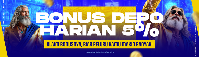 BONUS DEPOSIT HARIAN 5%