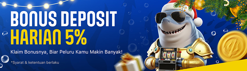 BONUS DEPOSIT HARIAN 5%