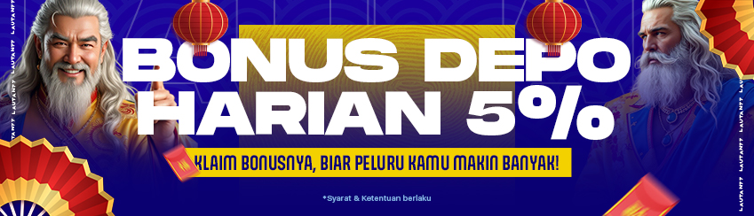 BONUS DEPOSIT HARIAN 5%