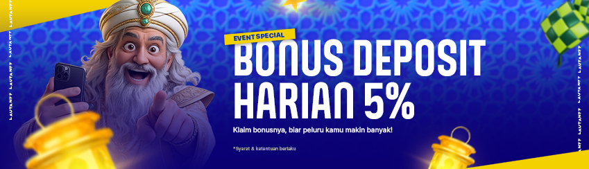 BONUS DEPOSIT HARIAN 5%