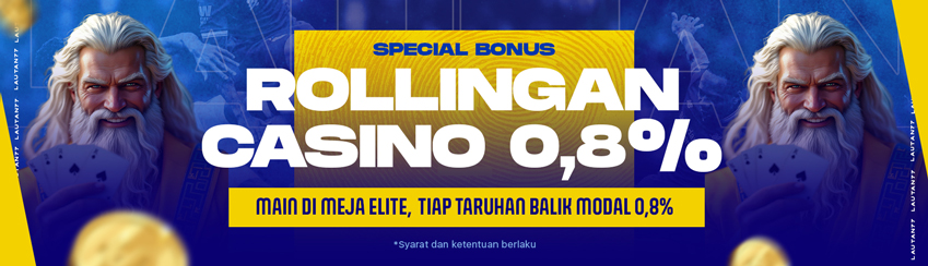 ROLLINGAN CASINO 0.8%