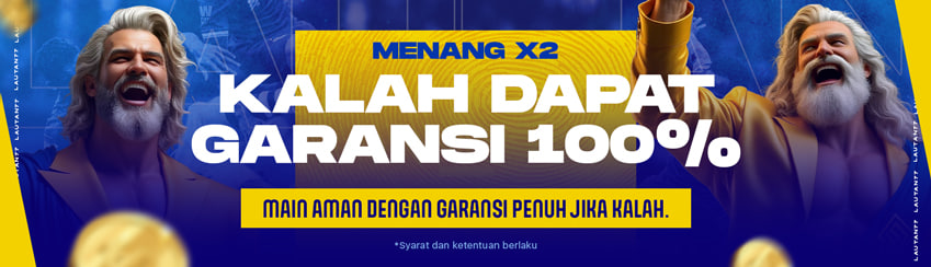 PROMO SPESIAL MENANG DAPAT BONUS 2X / KALAH DAPAT UANG KEMBALI 100%