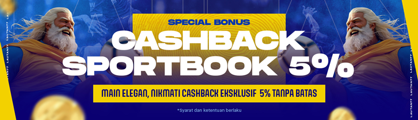 CASHBACK SPORTSBOOK 5%