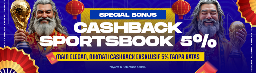 CASHBACK SPORTSBOOK 5%