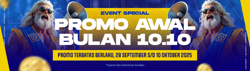 BONUS VIP AWAL AKHIR BULAN 10.10